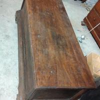 cassapanca legno massello noce