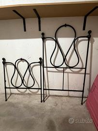 Letto ferro battuto del 1800
