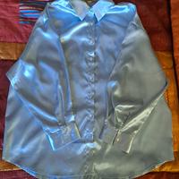 Camicia da donna argentata Shein