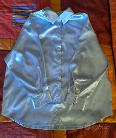 Camicia da donna argentata Shein