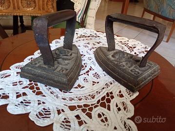 ferri da stiro in ferro battuto 