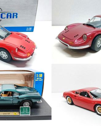 Ferrari Dino 246 GT (4 versioni) - 1/18 Tanomodels