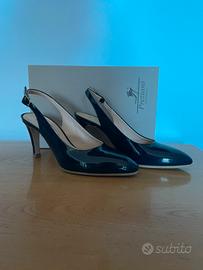 Sandali di vernice BLU