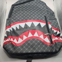Zaino Shark Bocca Squalo borsa borsone Leggero