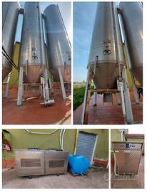 Fermentino in acciaio inox, capacità 800 HL