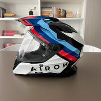 Airoh commander 2, TG. L, nero bianco rosso e blu