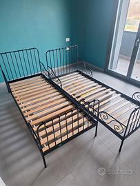 Coppia di letti Ikea allungabili