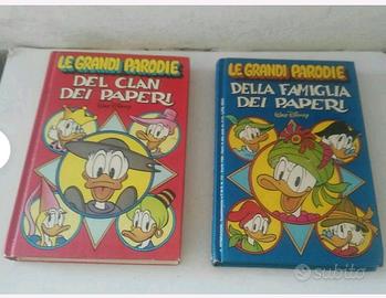 LE GRANDI PARODIE 2 cartonati DISNEY 1988