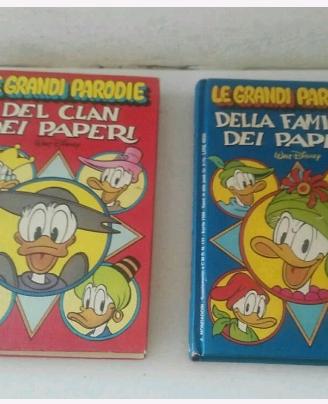 LE GRANDI PARODIE 2 cartonati DISNEY 1988