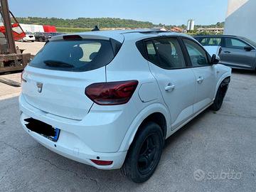 Dacia Sandero Streetway 1.0 sce 65cv INCIDENTATA