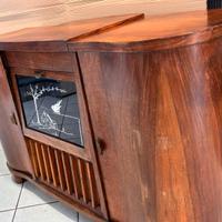 mobile Bar anni 60 radio giradischi bar