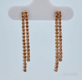 Orecchini In Diamanti Naturali 1.21ct  e oro