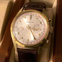 Orologio cronografo raro Favre Leuba vintage 1950s