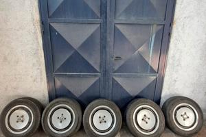 Gomme Alfetta D'epoca completo di 5 cerchi