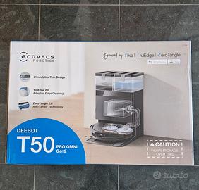 Deebot T50 PRO OMNI Gen2 Nero NUOVO + Garanzia 