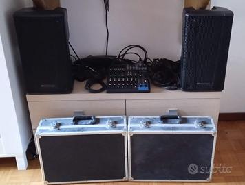 impianto audio/voci completo