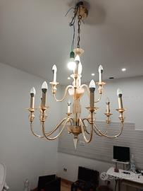 Lampadario De Majo Murano – Vetro soffiato ambra