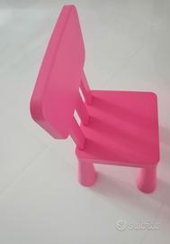 tavolo e sedia per bambini 