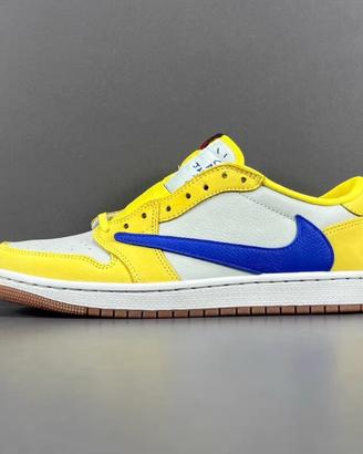 Travis Scott x Ordan Air Jordan 1 Canary Yellow 39