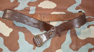 Cinturone Sam Brown Ufficiale Regio Esercito WW2