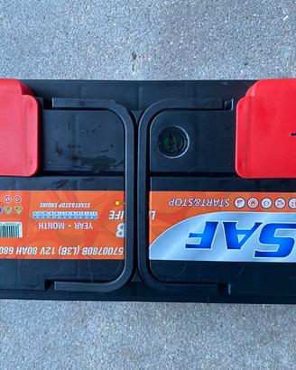 batteria star & stop SAF 12V 80AH 680EN