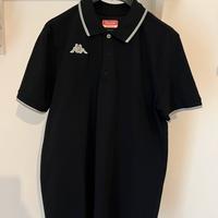Polo uomo Kappa M nero cotone