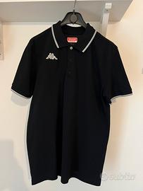 Polo uomo Kappa M nero cotone