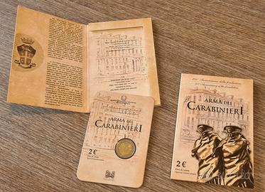 Moneta 2 euro bicentenario Carabinieri FDC