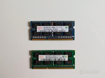 RAM DDR3 8GB (2x4GB) SODIMM