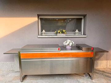 Cucina da Esterno PLANET OASI 205cm in Inox