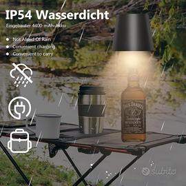 Lampada a Bottiglia Wireless Dimmerabile Touch