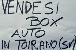 Box auto nel comune di Toirano ( SV)