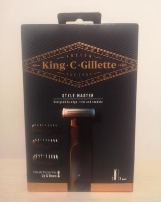 King C. Gillette Style Master Regolabarba Uomo