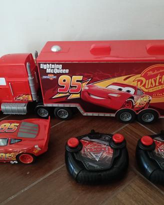 Camion e auto Saetta McQuenn rc funzionanti