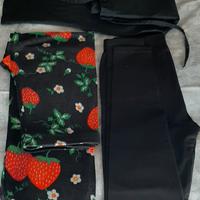 pantaloni a pinocchietto e leggings 