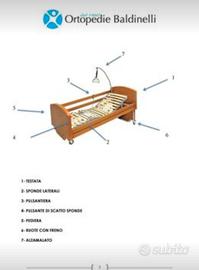 Letto Morfeo,regolabile, automatizzato+materasso 