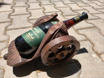 Porta bottiglie in legno 