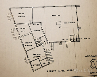 Magazzino con locale commerciale