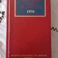 calendario atlante de Agostini 1976