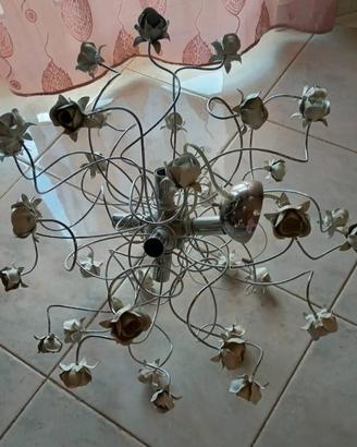 Lampadario Moderno Acciaio originale Intrecciato 