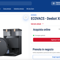 Ecovacs X8 Pro Omni, robot aspirapolvere e lava