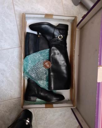 stivali in cuoio donna 