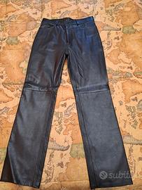 pantaloni pelle uomo