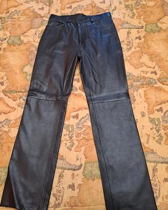 pantaloni pelle uomo