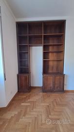 Libreria in noce italiano