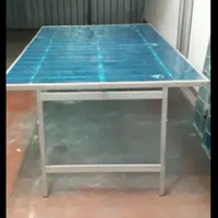 Tavolo alluminio pieghevole per ambulanti