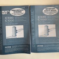 Pompa Filtro Intex  per piscina fuori terra + Tubi