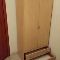 Armadio con letto singolo