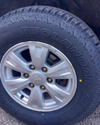 4 Ruote complete per Mitsubishi L200, Pajero
