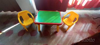 tavolo, sedie e duplo